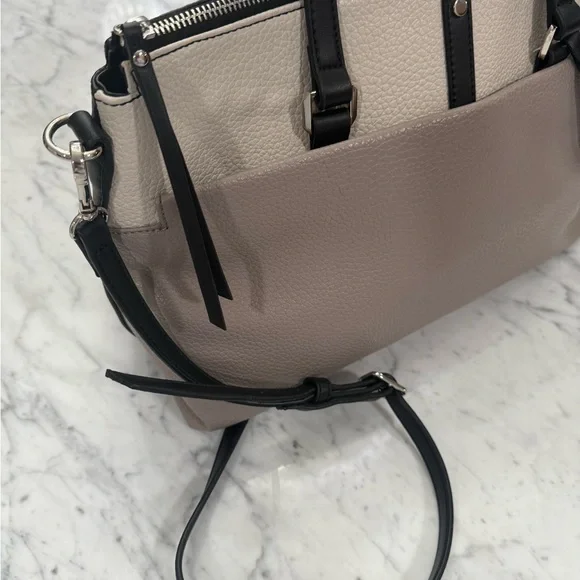❤️SOLD❤️ NEW Nine West Cashmere Grey Beige Black Shoulder Bag Crossbody Purse - Picture 11 of 13